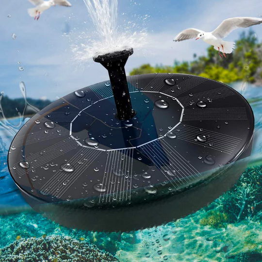 ZenDrop | Solarbetriebene Gartenbrunnenpumpe