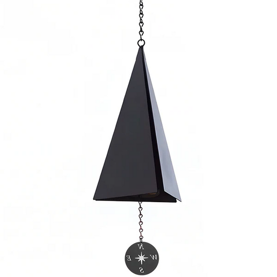 ChimeCoast | 20" Kompass-Windglocke aus recyceltem Stahl