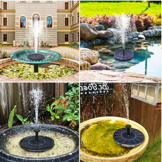 ZenDrop | Solarbetriebene Gartenbrunnenpumpe