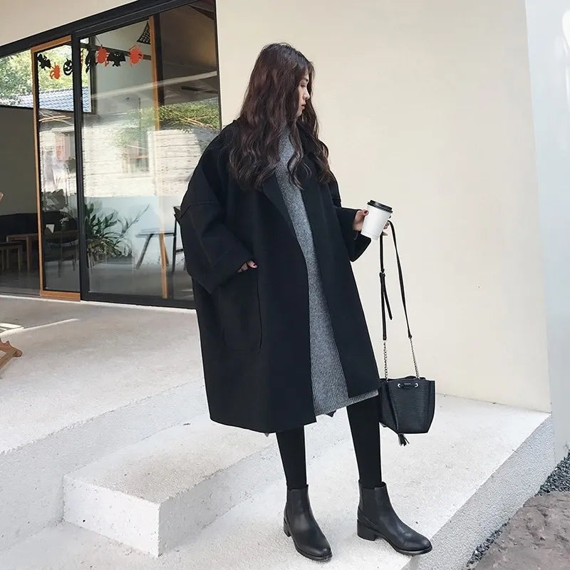 Celiora | Oversized Trenchcoat aus Wollmischung – Komfort & Eleganz
