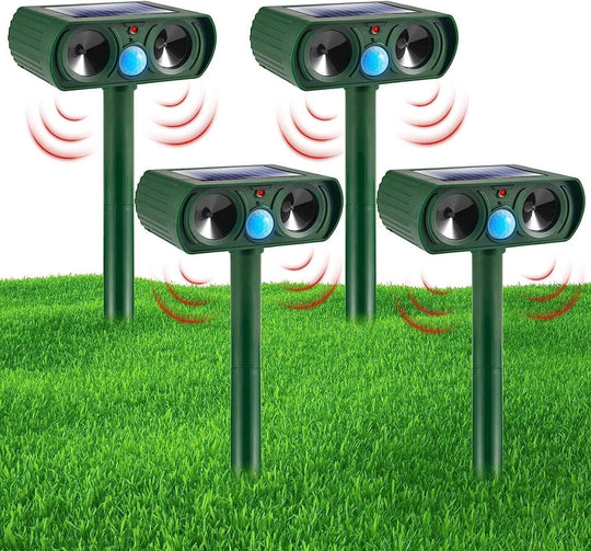 WildGuard | Solarbetriebener und Ultraschall-Tiervertreiber