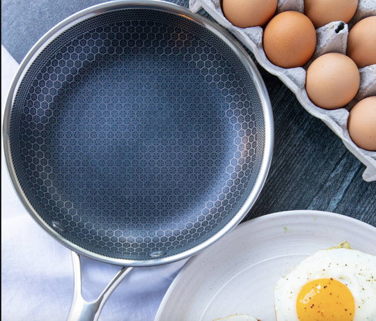 ChefPixel | Edelstahlpfanne mit kratzfester Antihaft-Technologie