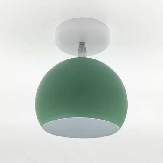 PastelDome | Nordische Macaron-Deckenleuchte in Halbkugel-Form Grün 110V-120V Für US CA Decorique.de