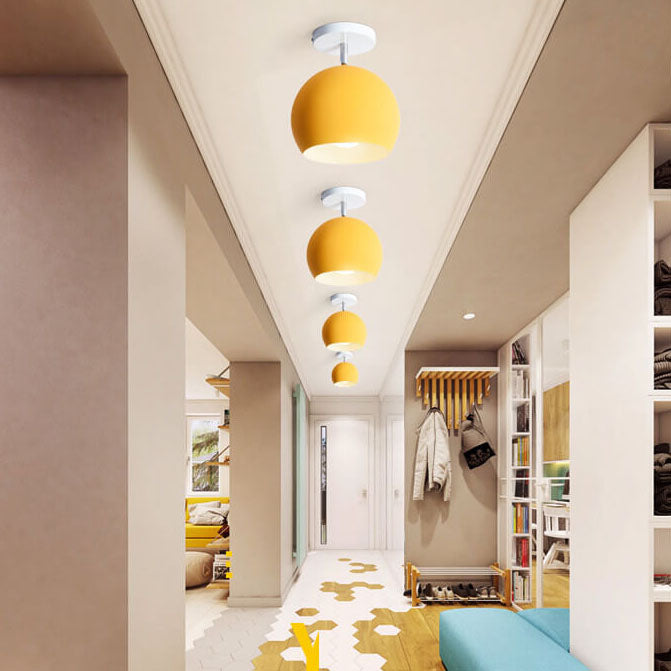 PastelDome | Nordische Macaron-Deckenleuchte in Halbkugel-Form Decorique.de