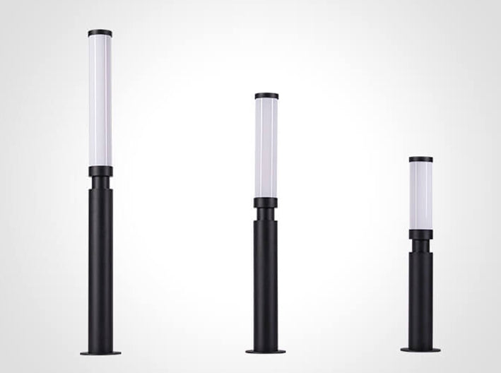 PathBeam | Moderne Acryl wasserdichte kreative Lippenstift-Design LED Außenrasenstehlampe Decorique.de