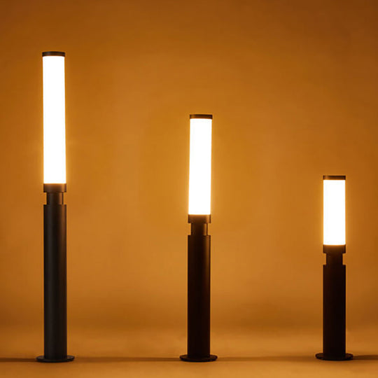 PathBeam | Moderne Acryl wasserdichte kreative Lippenstift-Design LED Außenrasenstehlampe Decorique.de