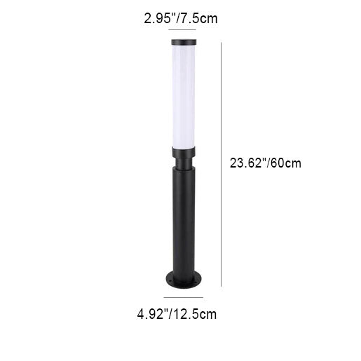 PathBeam | Moderne Acryl wasserdichte kreative Lippenstift-Design LED Außenrasenstehlampe Decorique.de