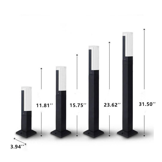 PathLume | Rasenlichtsäule Acryl LED Außen wasserdicht Gartenlicht Decorique.de