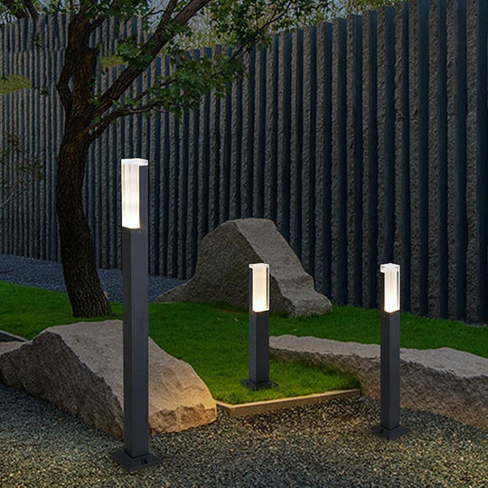 PathLume | Rasenlichtsäule Acryl LED Außen wasserdicht Gartenlicht Decorique.de