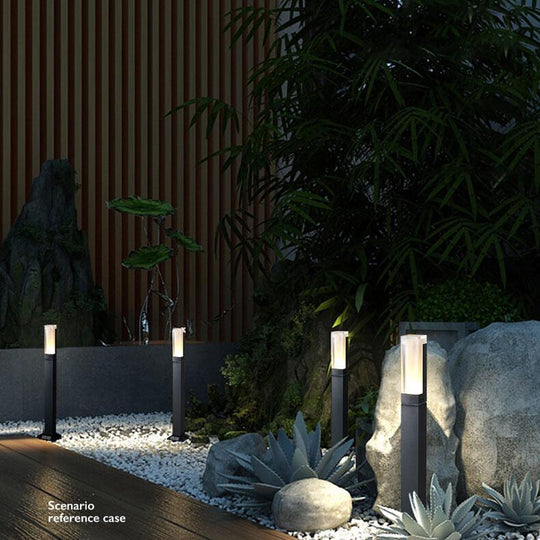 PathLume | Rasenlichtsäule Acryl LED Außen wasserdicht Gartenlicht Decorique.de