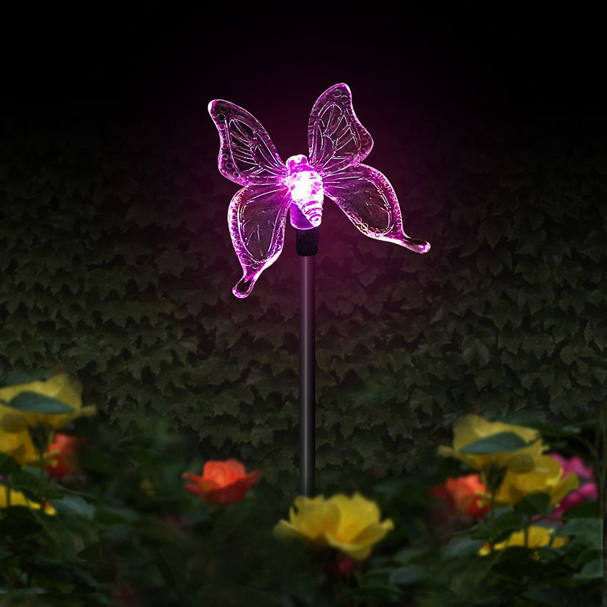 PathWings | Solar Kolibri Schmetterling Libelle Außenhof LED Boden Einbau Weg Licht Decorique.de