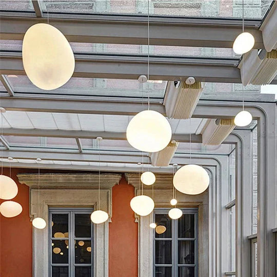 SoftSphere | Milchglas-Pendelleuchte mit sanftem Licht