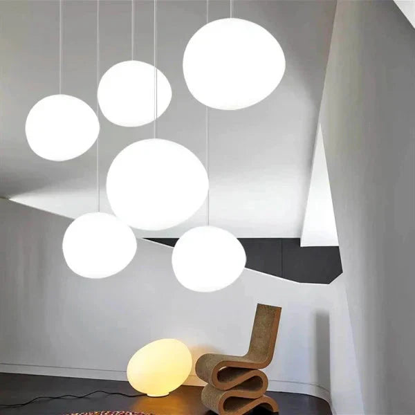 SoftSphere | Milchglas-Pendelleuchte mit sanftem Licht