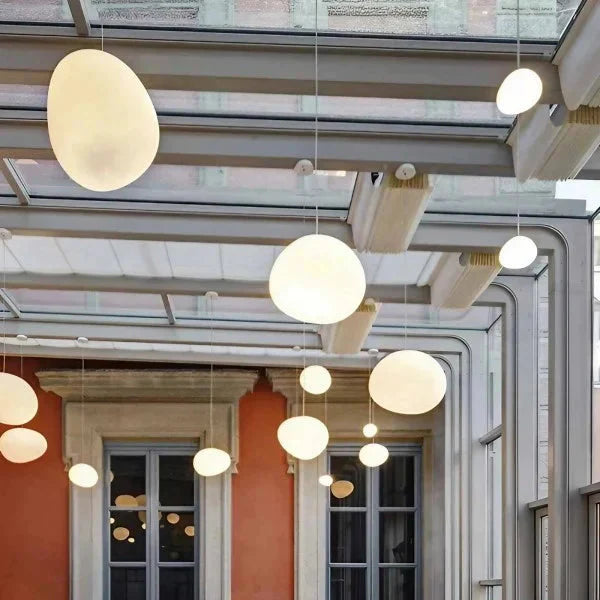 SoftSphere | Milchglas-Pendelleuchte mit sanftem Licht