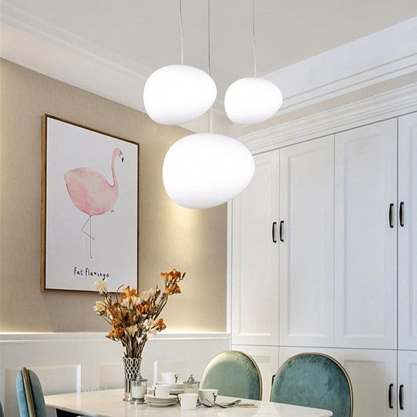 SoftSphere | Milchglas-Pendelleuchte mit sanftem Licht