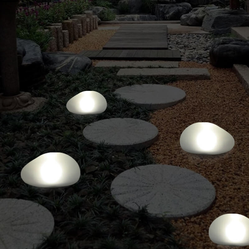 PebbleLux | Modernes LED-Solarlicht aus Glas & ABS Decorique.de