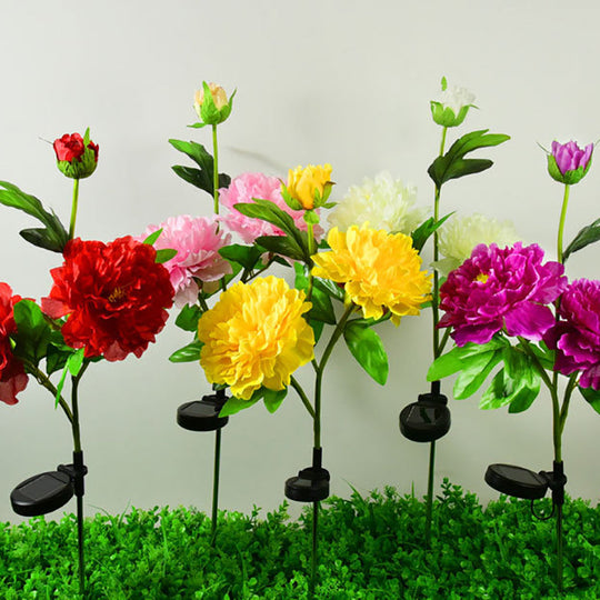 PeonyGlow | Kreative LED-Sonnenblumenleuchte für Garten & Landschaft Decorique.de