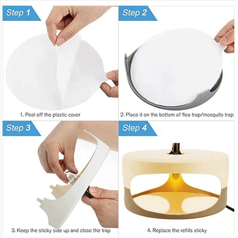 PestHold | Sticky Bettwanzenfalle Nachfüllkleberplatten Decorique.de