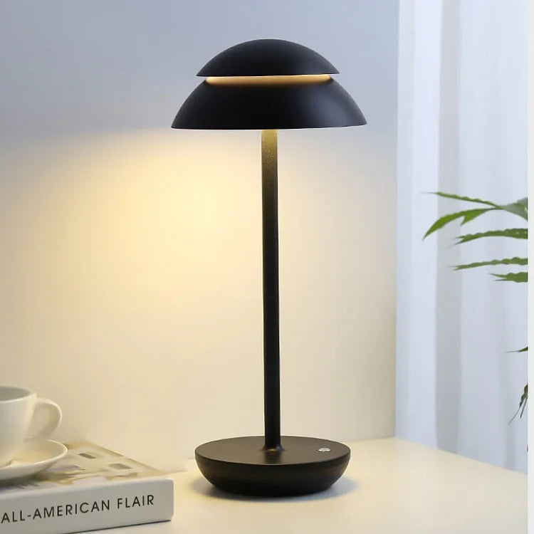 PillarLight | Kabellose und Touch-aktivierte Tischlampe Schwarz Decorique.de