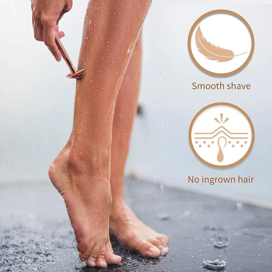 SilkLady | Premium Rasiermesser mit Basis