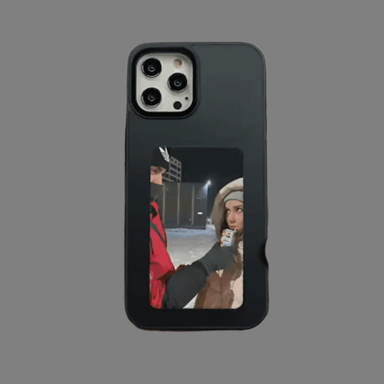 PixelProtect | Elegante & Personalisierbare Handyhülle mit Foto Schwarz Decorique.de