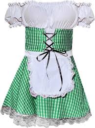 PlaidCharm | Karo-Dirndl mit Spitzenakzenten für das Oktoberfest Decorique.de