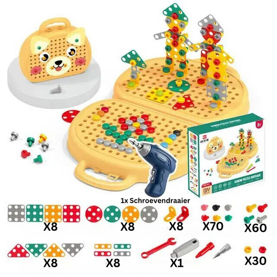 PlayBox | Funktionale und stilvolle Spielzeugkiste für Kinder Hund Decorique.de