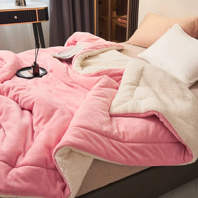 PlushNest | Fleecedecke – Weich, Warm & Pflegeleicht Rosa Decorique.de