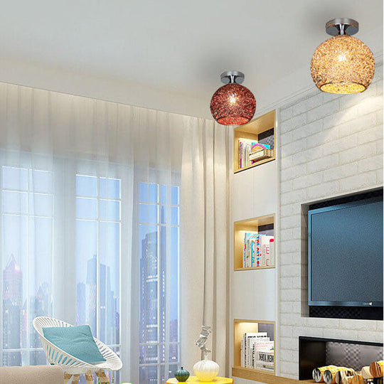 PopLume | Kompakte Deckenlampe im Retro-Farblook Decorique.de