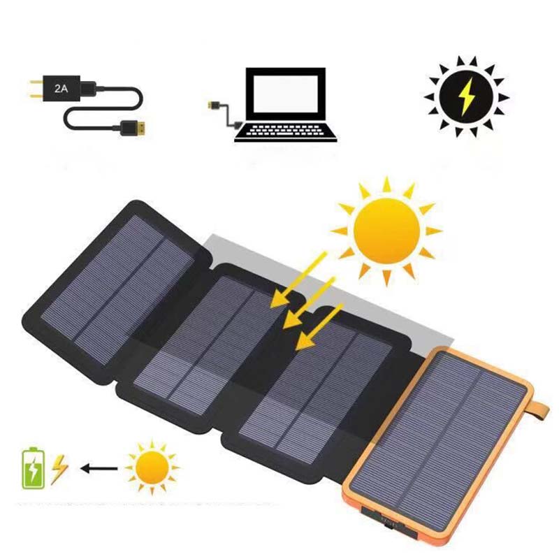 PowerRay | 25000mAh Outdoor Powerbank mit Solar Decorique.de