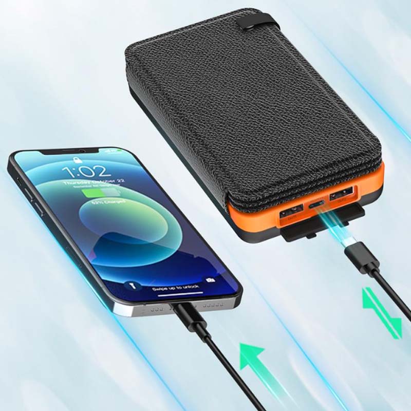 PowerRay | 25000mAh Outdoor Powerbank mit Solar Decorique.de