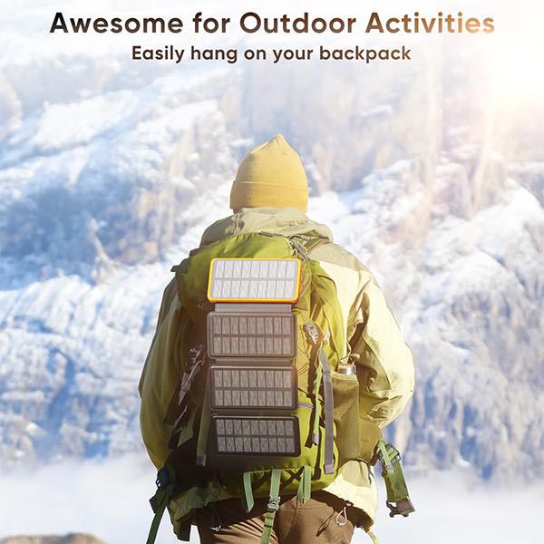 PowerRay | 25000mAh Outdoor Powerbank mit Solar Decorique.de