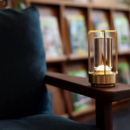 GleamHaven | Elegante Tragbare Tischlampe