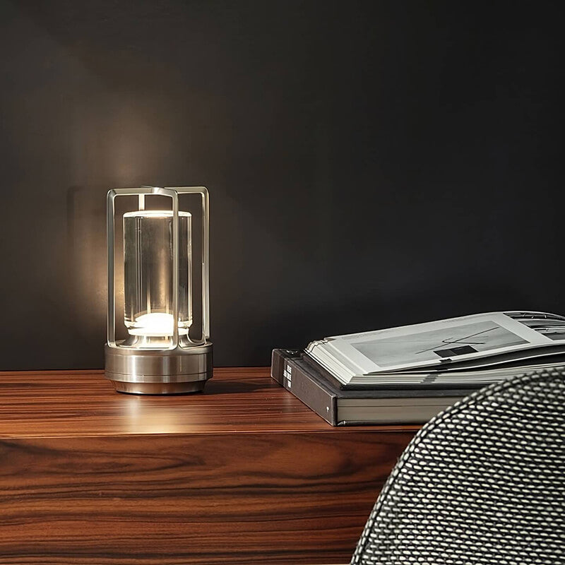 GleamHaven | Elegante Tragbare Tischlampe