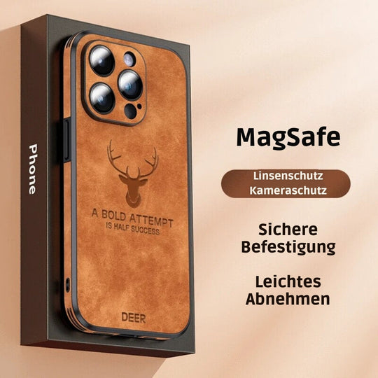 PrimeGuard | Leder iPhone Tasche - Luxuriöser stoßfester Schutz Decorique.de