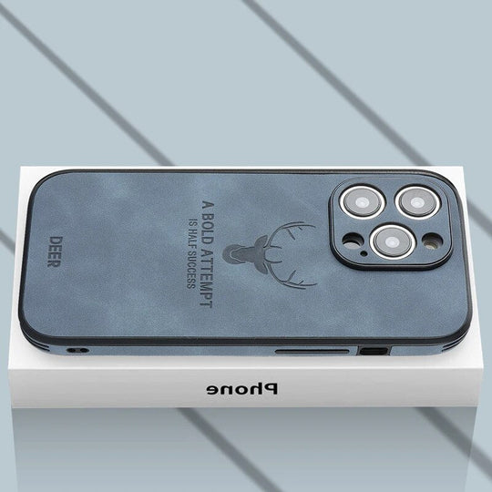 PrimeGuard | Leder iPhone Tasche - Luxuriöser stoßfester Schutz Decorique.de