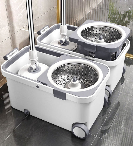 ProClean | Mop-Set – Rotierender Mop & Selbstauswring-Eimer Decorique.de