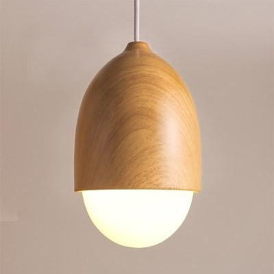 WoodSphere | Mondglas & Holz Eichel-Anhänger