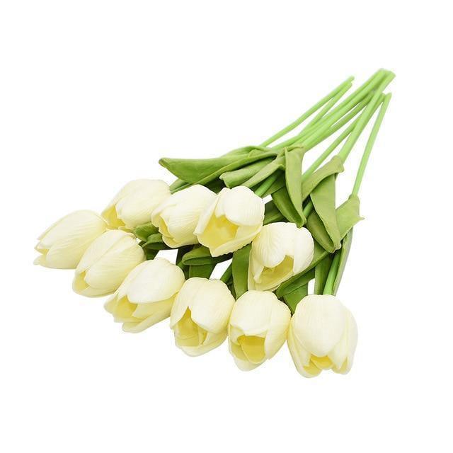 DecoTulip | 10-teilige künstliche Tulpen Blumen