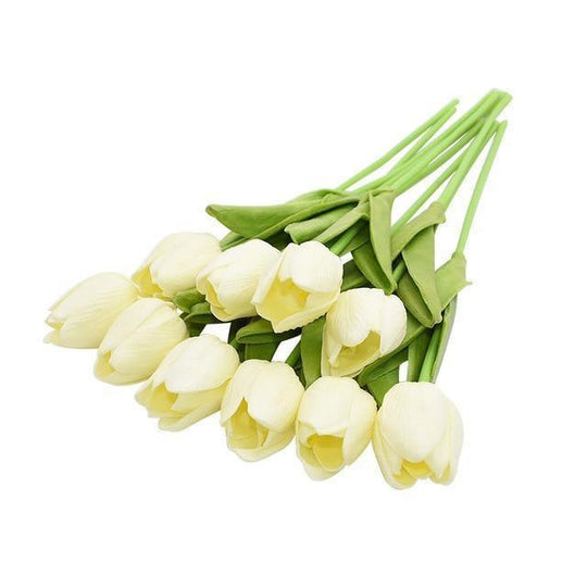 DecoTulip | 10-teilige künstliche Tulpen Blumen