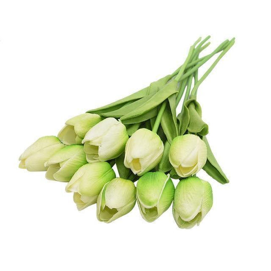 DecoTulip | 10-teilige künstliche Tulpen Blumen