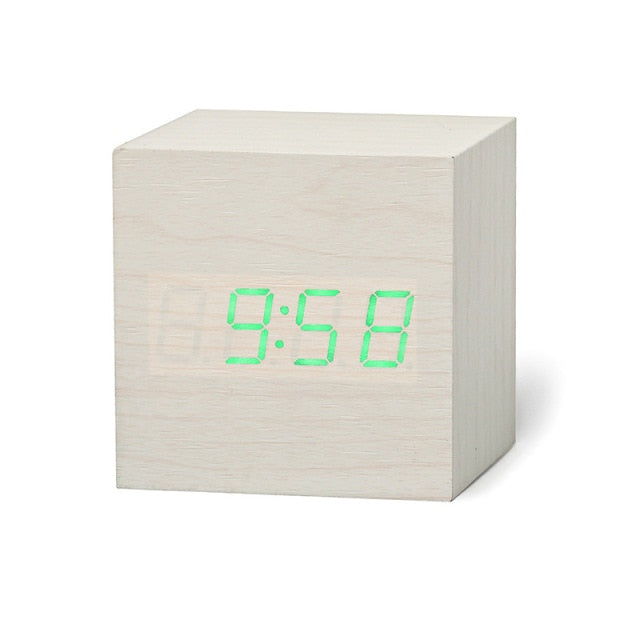TimeCube | Digitaler quadratischer LED-Wecker