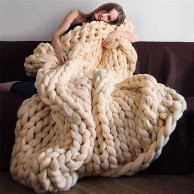 CozyKnit | Chunky Strickdecke – Handgefertigt & Luxuriös