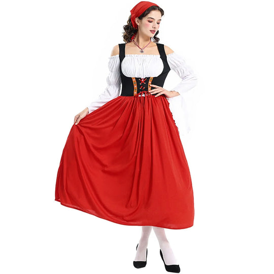 Prunkkleid | Damen-Dirndl – Lang & Majestätisch Decorique.de