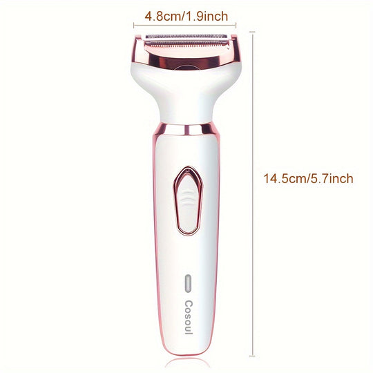 PureBare | 4-in-1 Elektrorasierer - Sanfte Haarentfernung für Gesicht & Körper Decorique.de