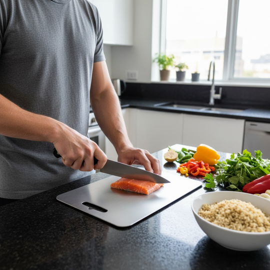 PureBoard | BPA-freies Titan-Schneidebrett für gesundes Kochen Decorique.de