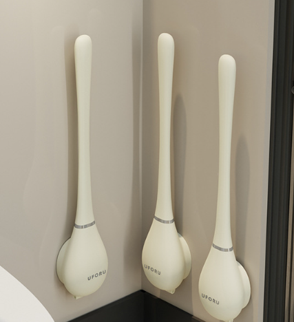 PureBrush | Elegante WC-Bürste mit antibakteriellem Silikonkopf Decorique.de