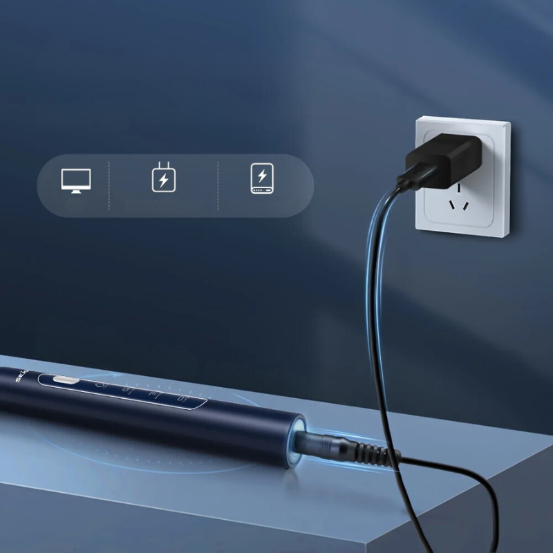 PurePulse | Schall elektrische Zahnbürste mit 3 Geschwindigkeiten Decorique.de