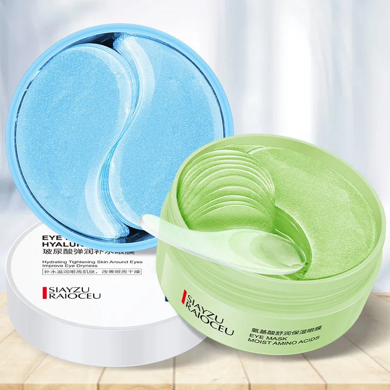 PureShine | Kristall-Kollagen-Augenpads zur Befeuchtung Feuchtigkeitsspendender Aminosäure Decorique.de