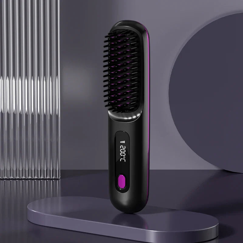 PureStraight | Digitaler Reise-Styler für Frauen Schwarz Decorique.de